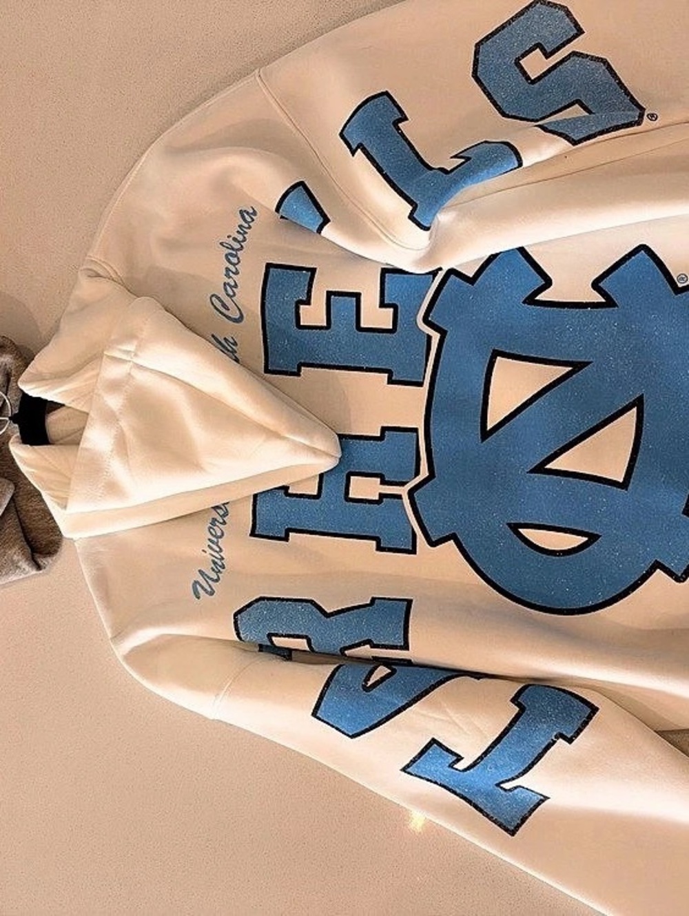 North Carolina Tar Heels Nike Legacy Retro Pullover Hoodie - Cream Legacy